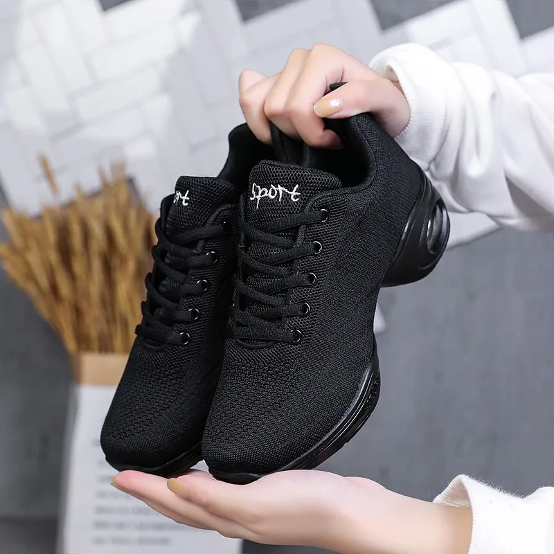 Sneakere Women Dance Practice Shoes Air Design Dance Shoes For Woman Soft Sole Modern Mesh Ladies Trainers dance shoes