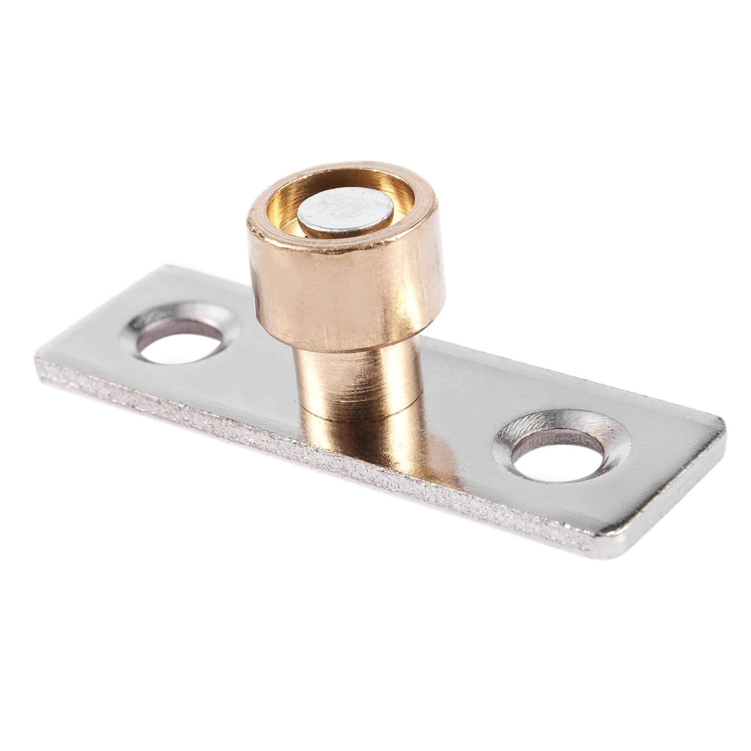 Guía de puerta corredera de madera, tapón localizador de Metal, 2 piezas, 12mm de diámetro