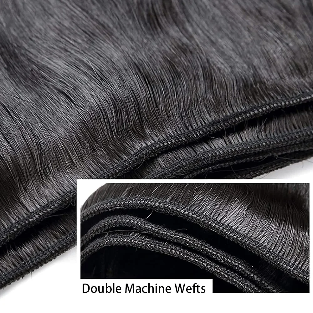 Brazilian Human Hair Straight Bundles Hair Unprocessed Virgin Bundles Silk Straight Extensions for Women