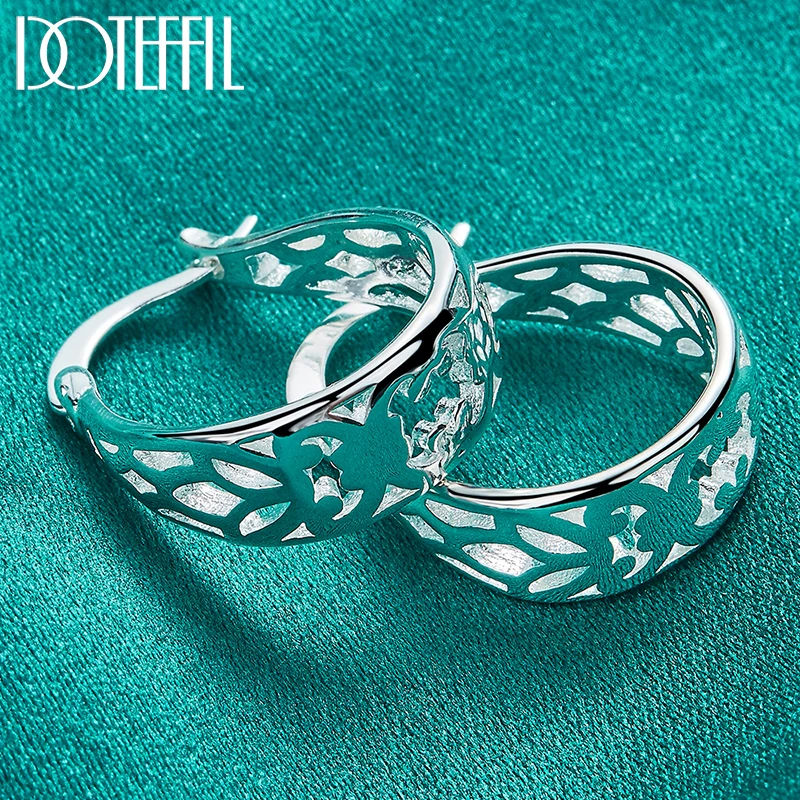 Orecchini Pendente Lunghi DOTEFFIL In Argento 925 – Stile Vintage A Sfera Torta