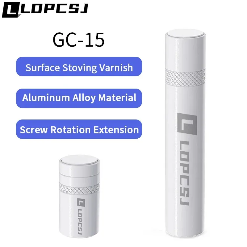 Ldpcsj-suporte para Placa Gráfica Gc15 Vertical Branco Rotativo Retrátil Suporte de Liga de Alumínio Suporte de Desktop pc
