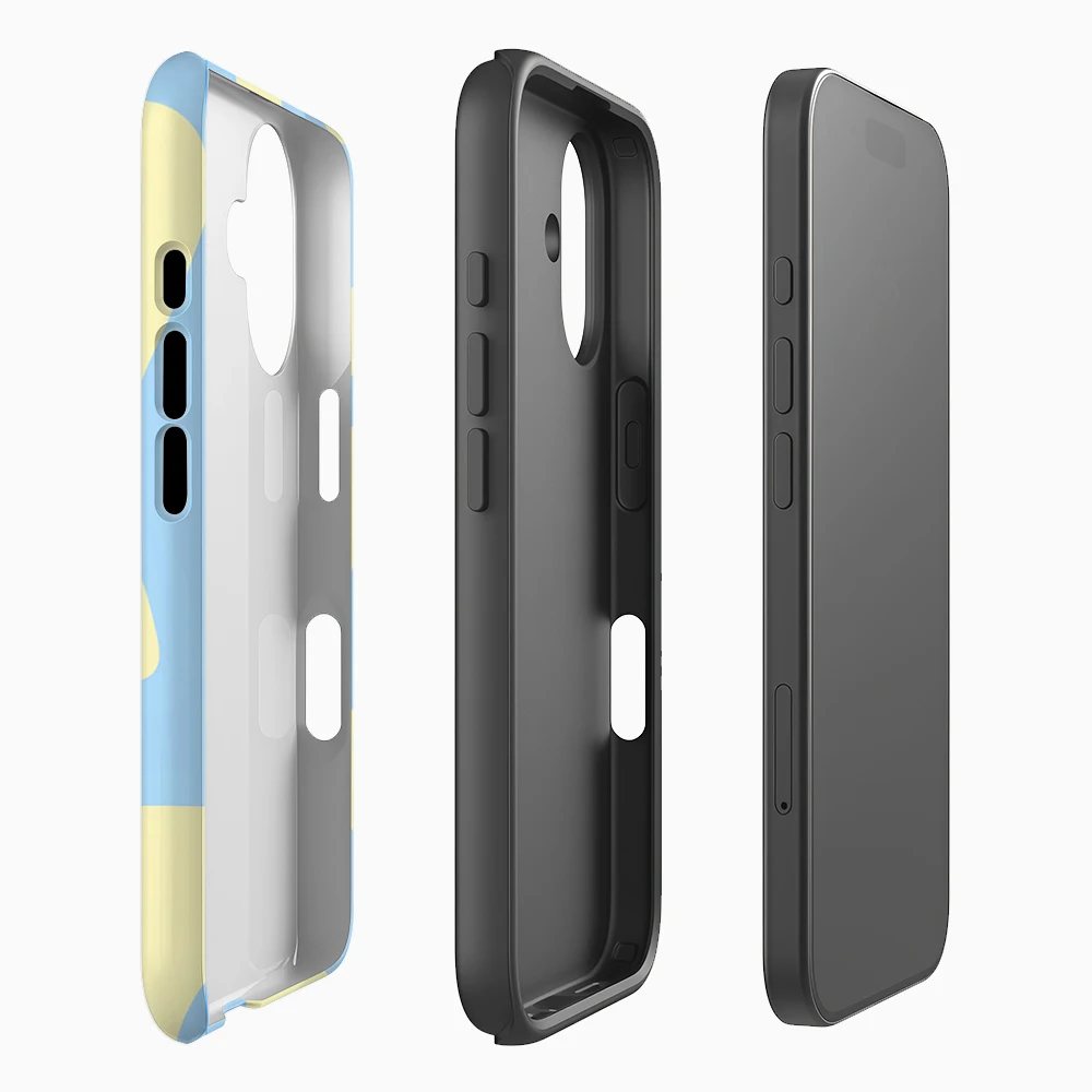 Lemon Wave Magnetic Tough Phone Case - Double-Layer Protection