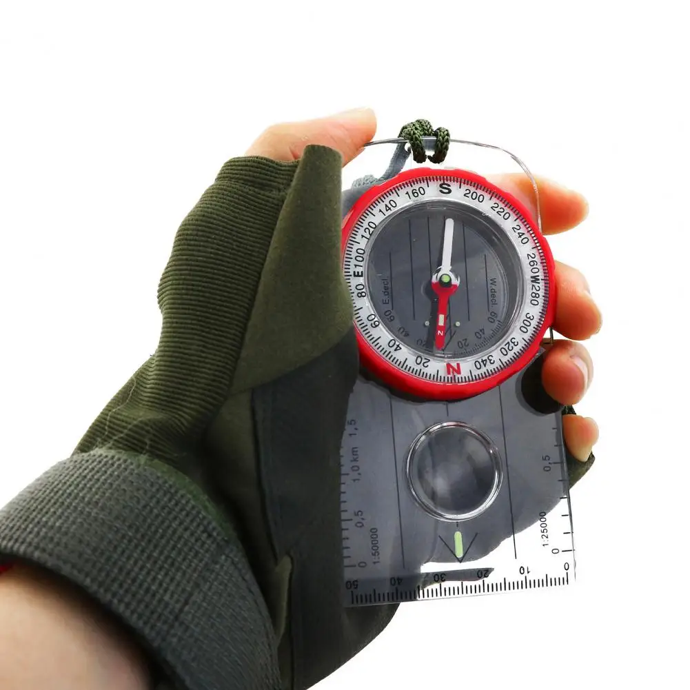 

Orienteering Compass Compass with Functions Portable Survival Compass Accurate Pointing Scale 360-degree Rotating for Hiking