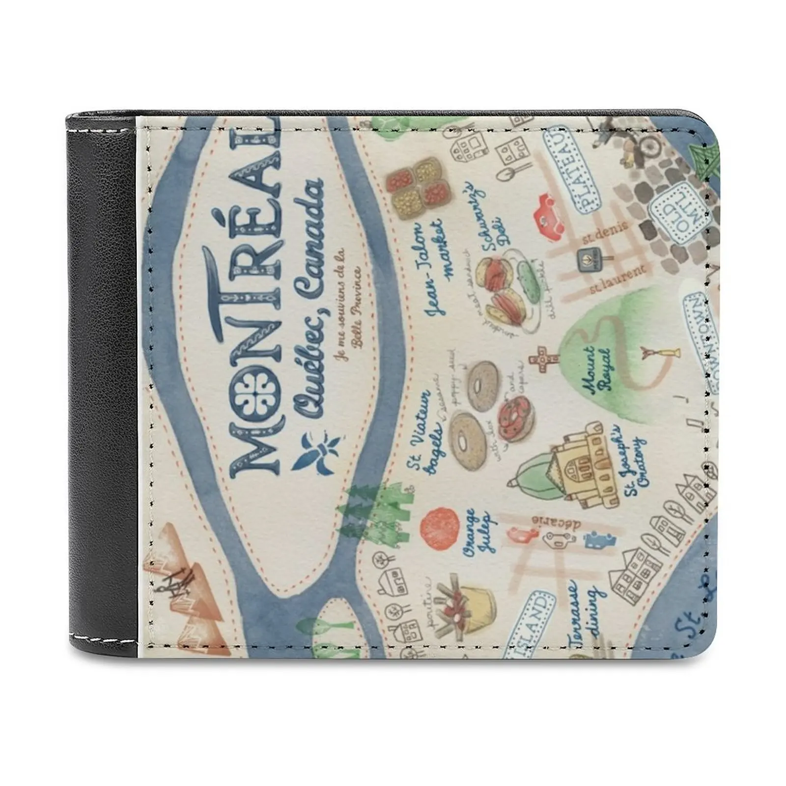 Mappa Di Montreal Canada Portafogli Da Uomo Portafogli Portafogli Nuovo Design Prezzo Dollaro Top Portafoglio In Pelle Da Uomo Montreal Quebec Canada 