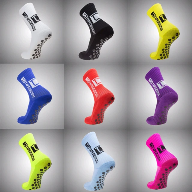 Calcetines antideslizantes de algodón para hombre y mujer, medias  antideslizantes de tubo medio para fútbol, baloncesto, Rugby, béisbol,  deportes, regalo de amortiguación - AliExpress