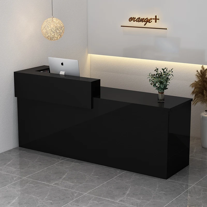 White Office Reception Desk Podium Restaurant Tables Checkout Register Shop Counter Bar Pulpitos Kassentisch Shop Furniture restaurant tables front reception desk podium lectern retail pulpitos shop counter register checkout kassentisch shop furniture