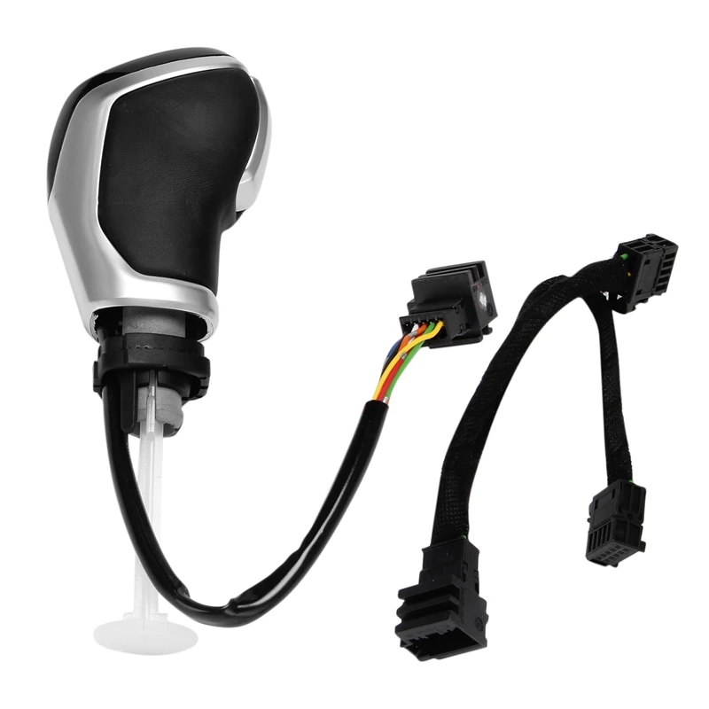 

5X Electronic Shift Handle LED Gear Shift Knob For Golf MK6 MK7 Passat B7 B8 Tiguan MK2 DSG, White Light