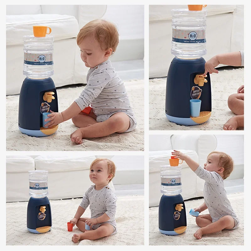 Water Dispenser Kitchen Toys For Kids Juice Milk Drinking Fountain Simulation Device Montessori Educational Toys For Girl Git 2