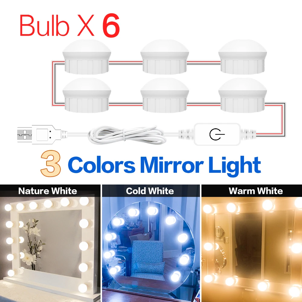 3Colors 6 Bulbs
