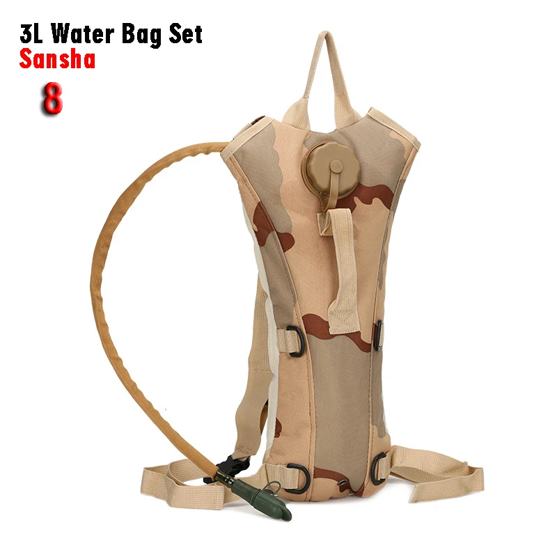 Cycling Hydration Backpack 3Liters Foldable Water Bladder Hike Water Bag Climbing Running Mountaineering Drinking Water Rucksack 4