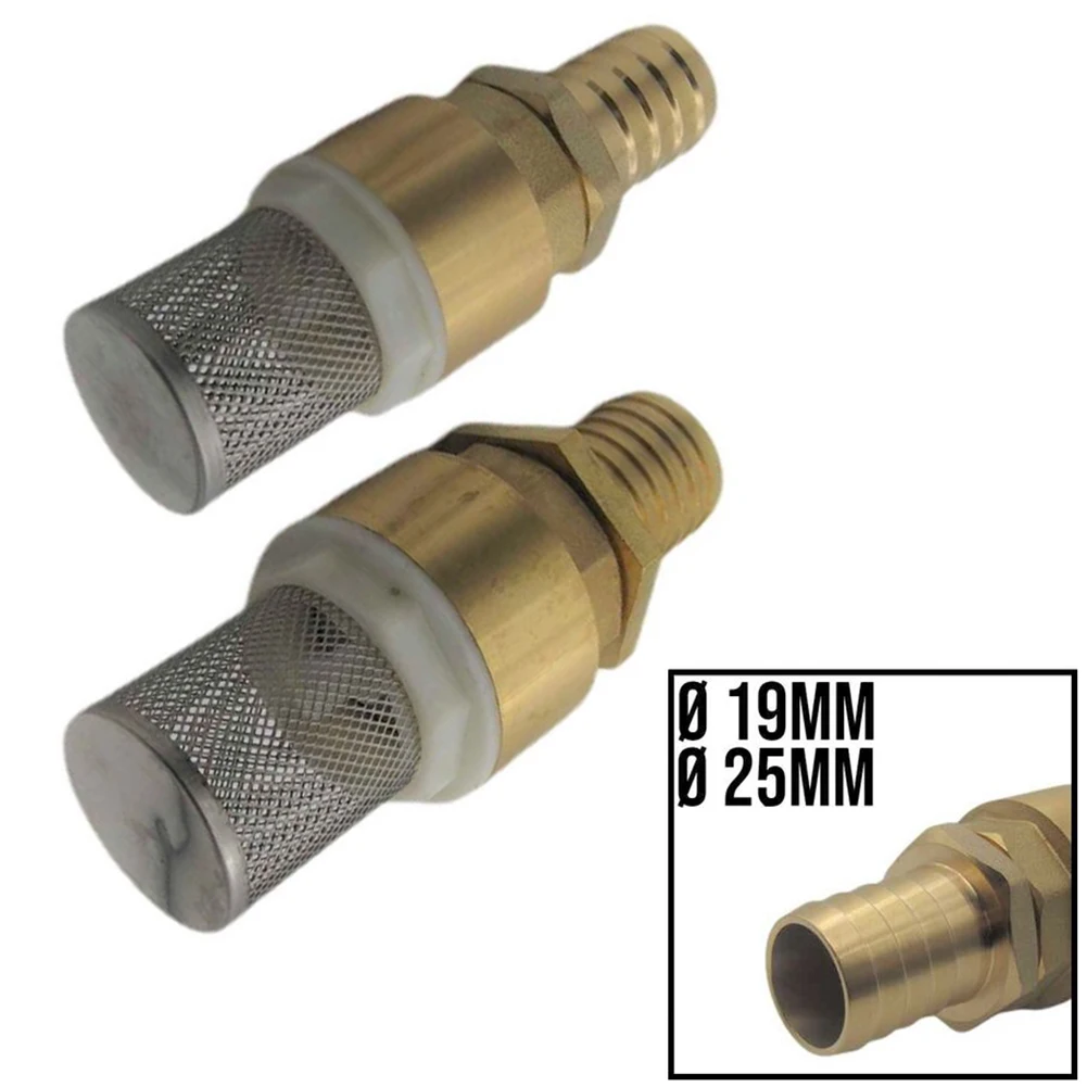 Description Picture 3 of itemGarden Supplies Garden Water Connectors Non-return Valve Suction Strainer Foot Valve Hose Connection 19 25 Mm 3/4in 1in
