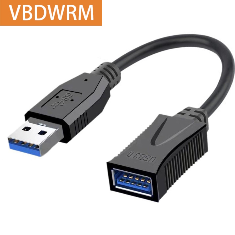  Ultra Short USB 3.0 Extension Data Transfer Cable USB Extender Cord USB 3.0 Port  0.3M for Smart Laptop PC TV Xbox 