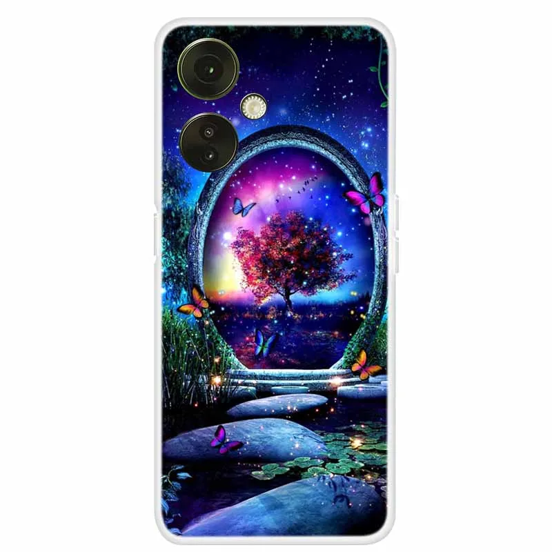 Clear TPU Soft Silicone Phone Case with Adorable Cats Design for OnePlus Nord CE 3 Lite 5G
