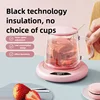 USB Cup Warmer Coffee Mug Heating Coaster 3 Temperature Setting Thermostatic Hot Plate Milk Tea Water Heating Pad Cup Heater 4