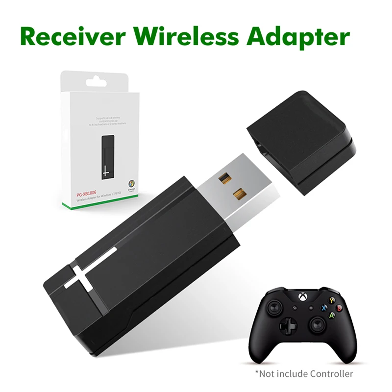 2.4G PC 무선 어댑터 USB 수신기, Xbox One 무선 컨트롤러 어댑터, Windows 7 8/10 노트북 PC용