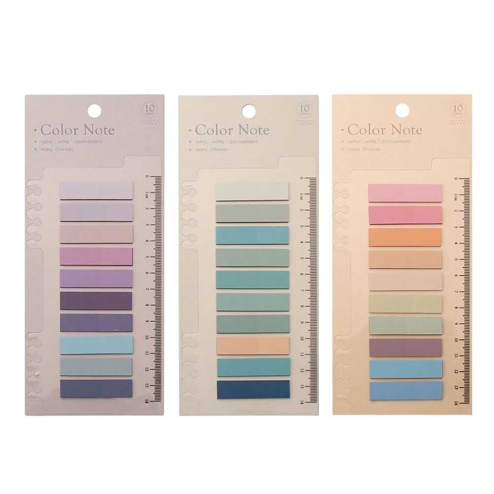 

600pcs Page Markers Repositionable Sticky Index Tabs Book Page Tabs Stickers (200pcs/pad)