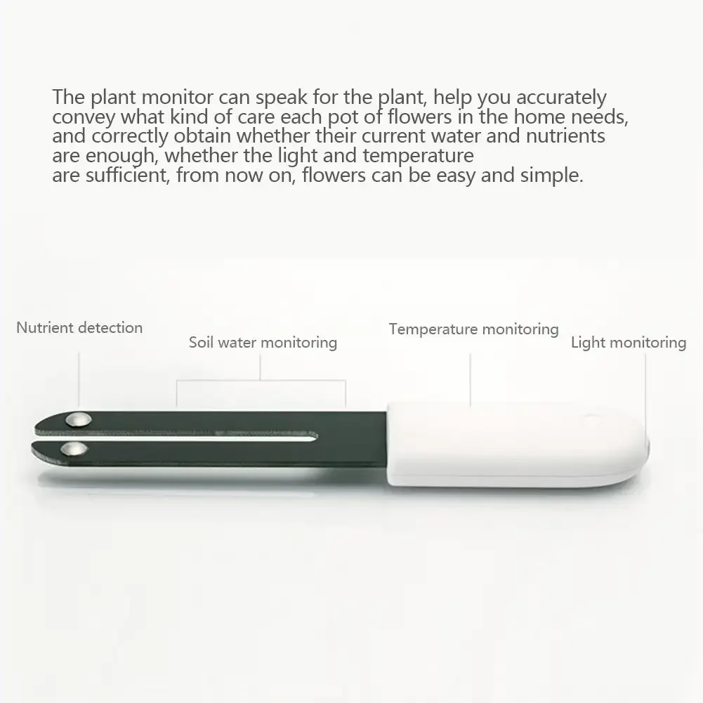 Smart Plant Sensor Flower Care Detector Smart Plant Flora Monitor Grass Soil Water Fertility Smart Tester Garden Flower Monitor For Xiaomi MIjia