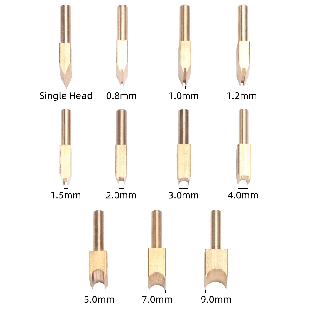 QJH Leather Electric Heating Edge Decoration Soldering Iron Brass Tools DIY Process Pressure Edge Sealing Soldering Iron Tools leather tool