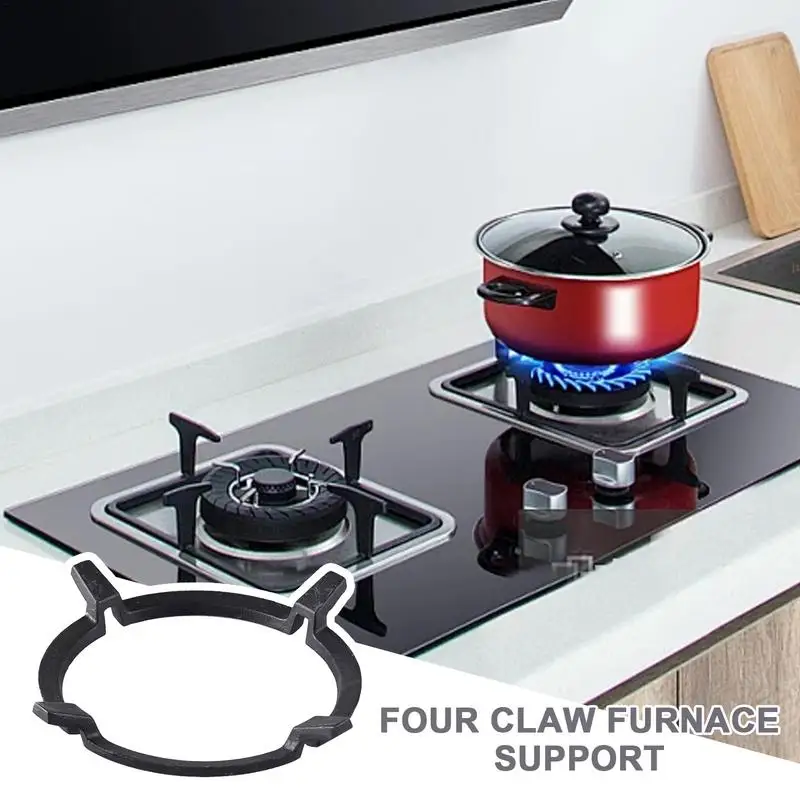Wok Ring Cast Iron Wok Ring Replacement Parts Four Claws Milk Pot Holder Kitchens Restaurants Cookware Accessories For Most