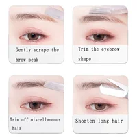 Eyebrow Trimmer Scissor Beauty Products for Women Eyebrow Scissors with Comb Stainless Steel Makeup Tools Beauty Scissors 1