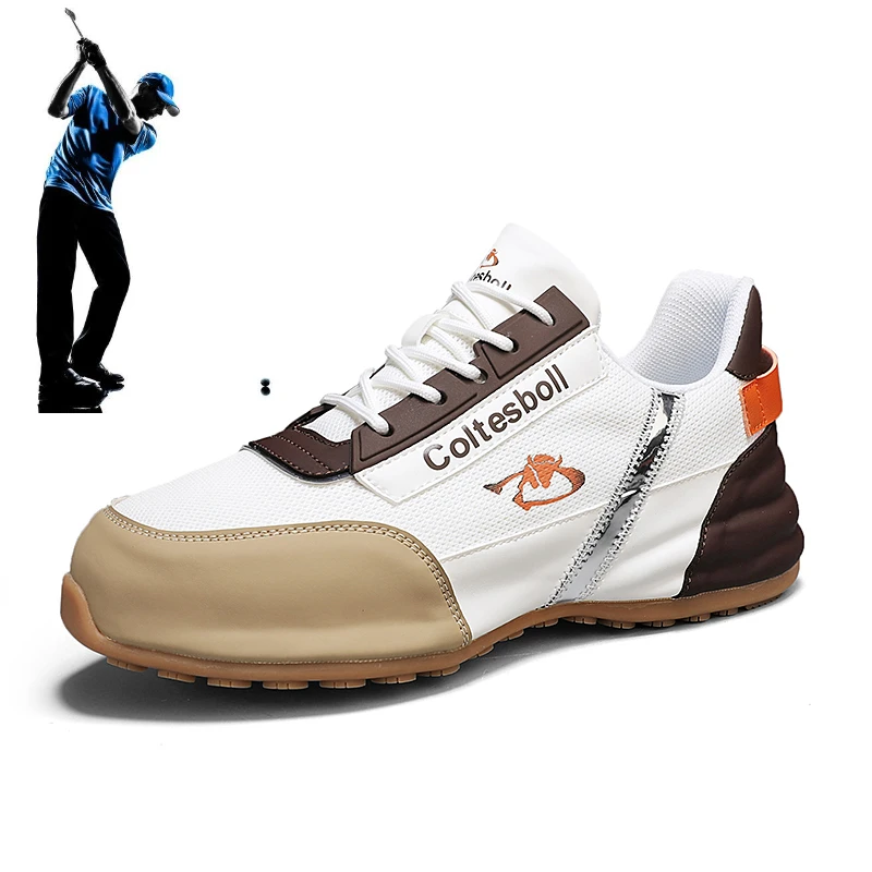 

Men's Mesh Breathable Golf Shoes Outdoor Casual Walking Shoes Men's Fashionable Sports Shoes