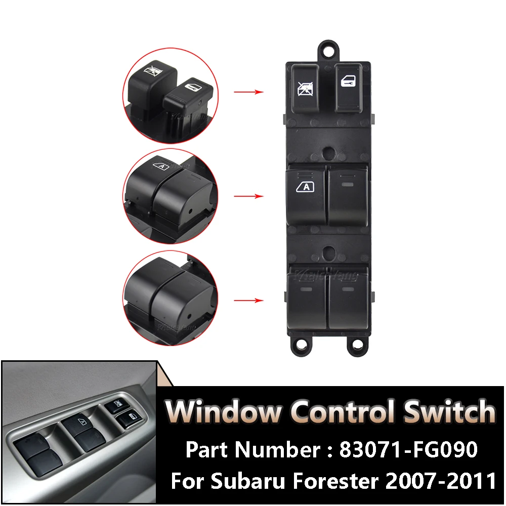 Electric Window Regulator Switch 83071 FG090 83071FG090 For Subaru