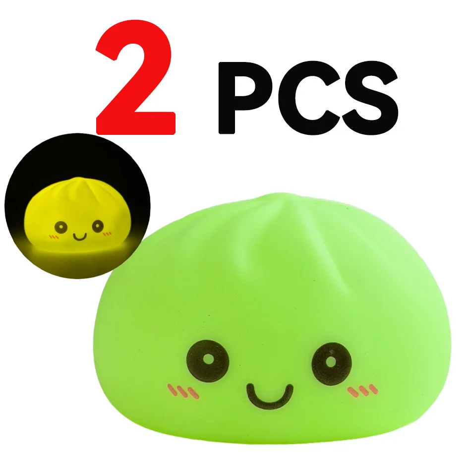 Colorful LED Glowing Dumpling Mood Décor – A Sweet Gift