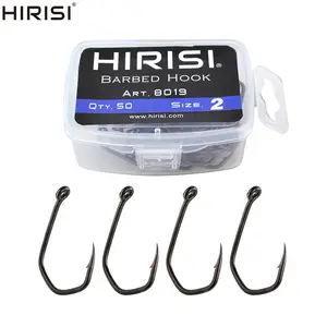 High Carbon Steel Carp Fishing Hooks 50pcs - German Carp River Hooks