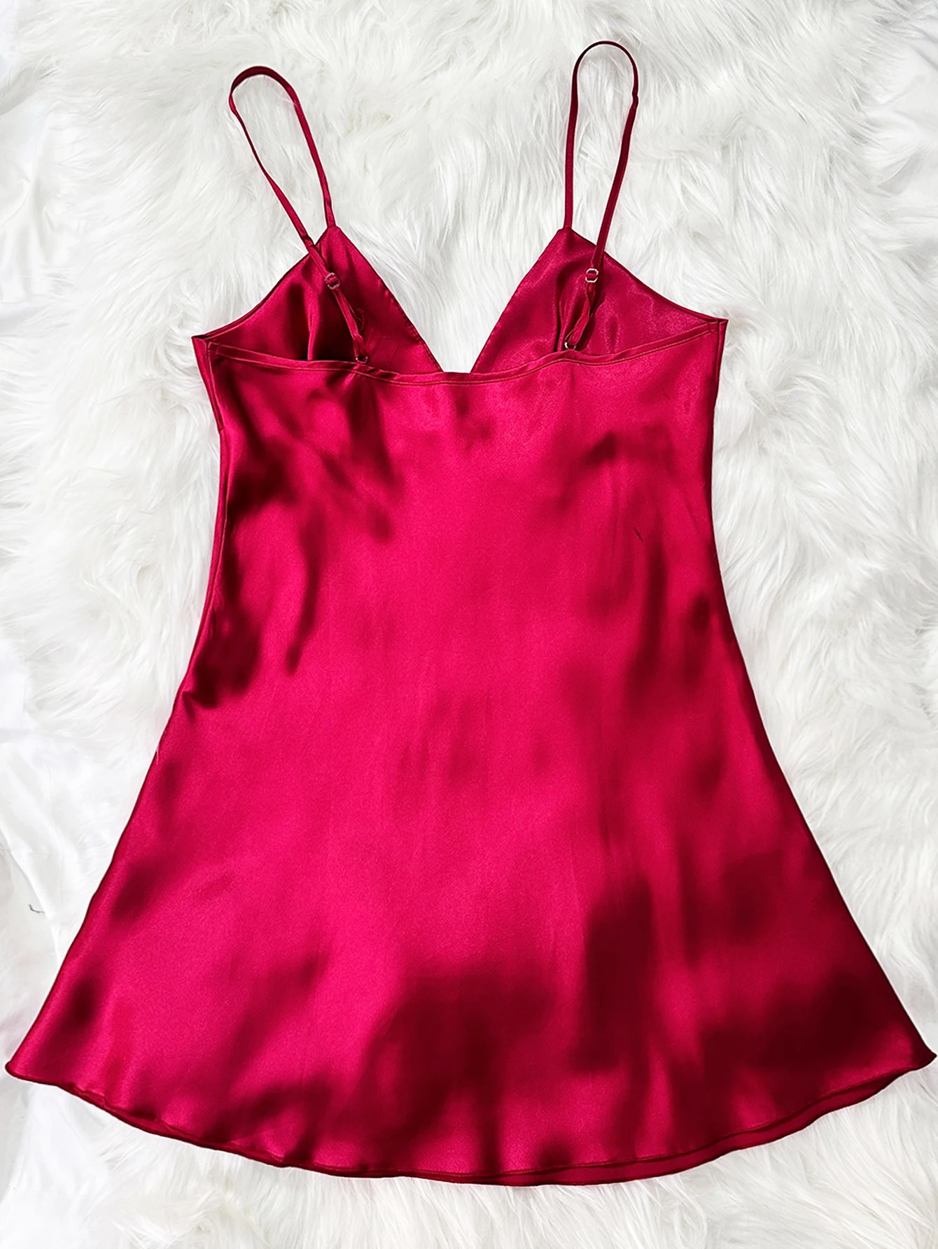 New Sexy Satin Women's pajamas Silk Summer Ice Silk Home Wear Sexy Halter Dress Fashion Solid Color Silk Dresses