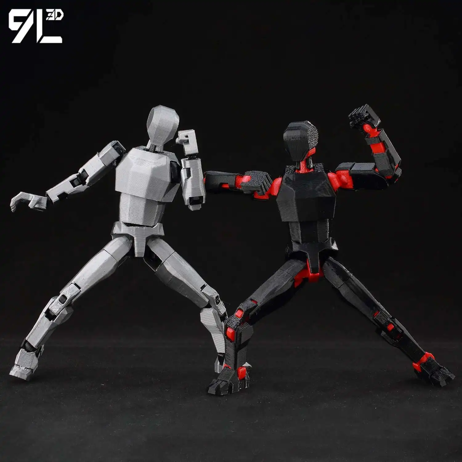 9L3D Lucky13 Spielzeug Figur Spielzeug Student Spiel Geburtstag Geschenke Ganzkörper Bewegliche Schreibtisch Dekoration Montage Spaß Roboter Puppe Titan13 Ct – Detail 10