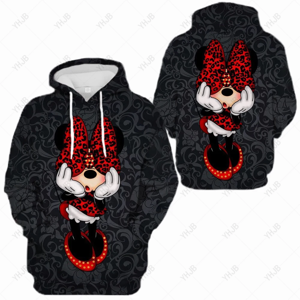 

Толстовки с капюшоном Минни Микки, одежда Disney Y2k, мужские корейские толстовки с капюшоном, женская одежда, пуловер, толстовка, кавайные