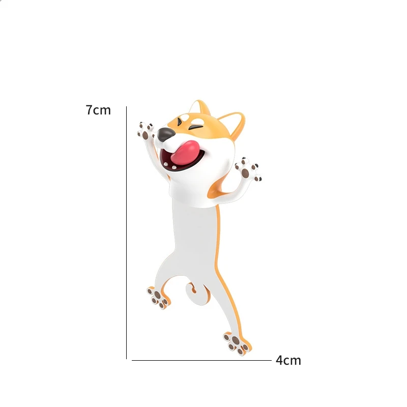 3d Cartoon Animals Book Marker