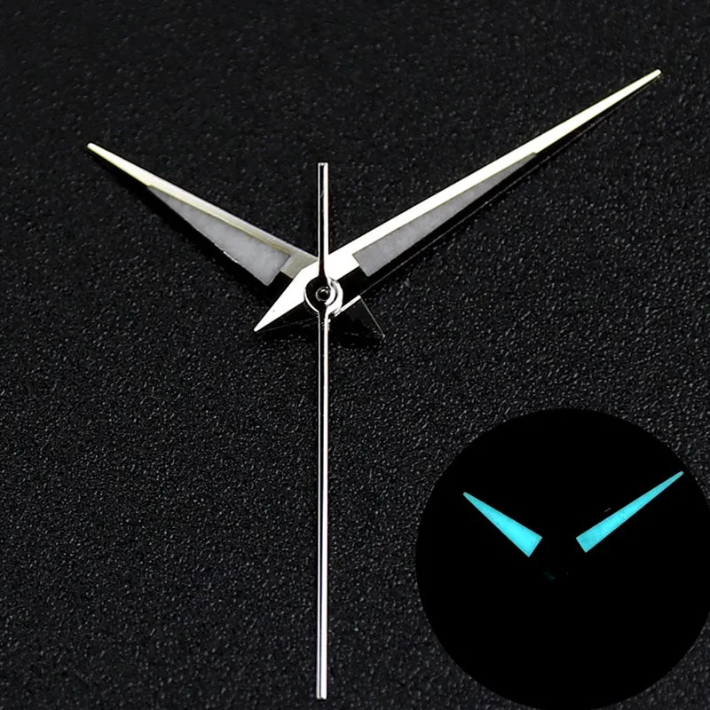 Watch Accessories Watch Hands Polished Blue Green Japan Lumines For Nh35 Nh36 NH34 Movement Skx007 Assembly Module Part Mods
