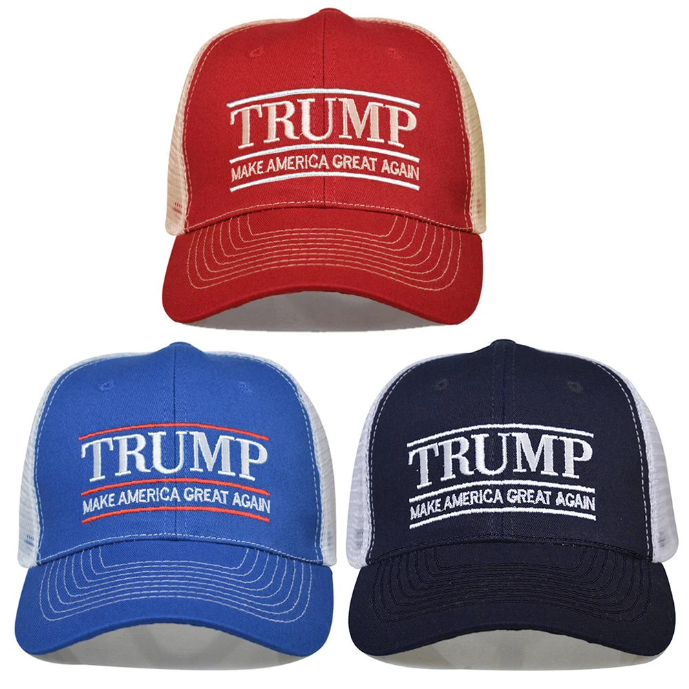 Trump Baseball Cap Casual Golf Caps Adjustable Fashion Sports Hat Make America Great Again Cycling Caps Breathable for Men Women