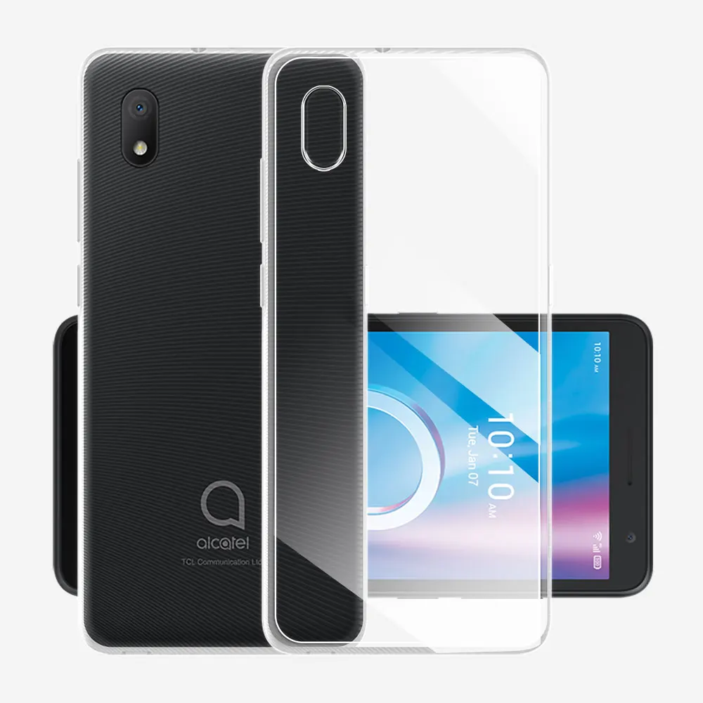 Custodia Portafoglio BRAND SET Per Alcatel 1B 2022 - Cover Protettiva In Pelle PU E TPU Con Slot Per Carte E Supporto Magnetico - Blu - 2
