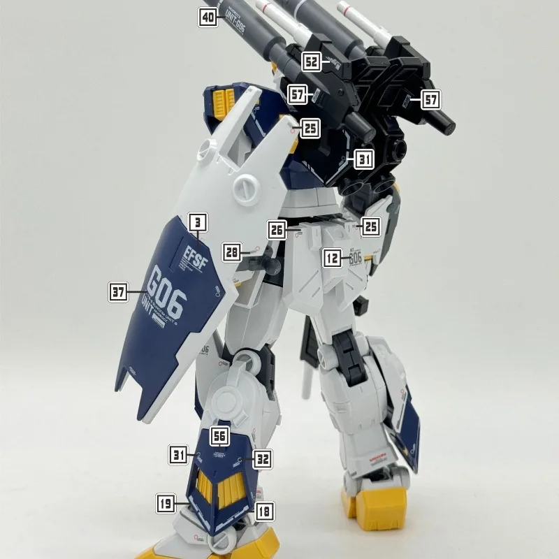 HGUC 1/144 RX-78-6 G06 Mudrock 고정밀 형광 워터 스티커 모델 액세서리용 마스터 데칼 H149