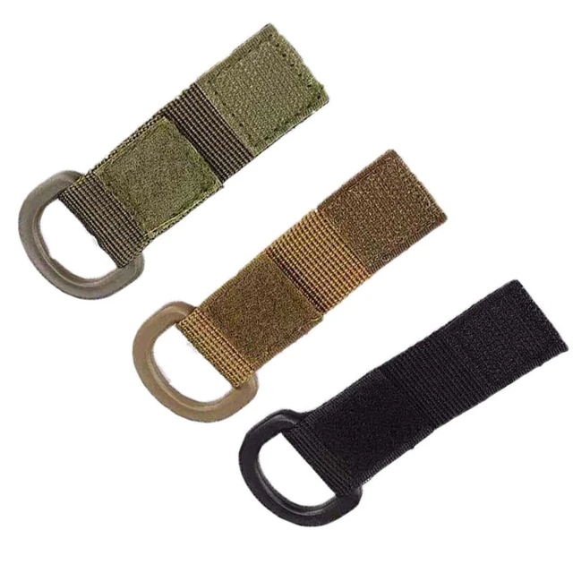 Tactical Multifunction High Strength Nylon Molle Webbing Belt D-Ring  Carabiner