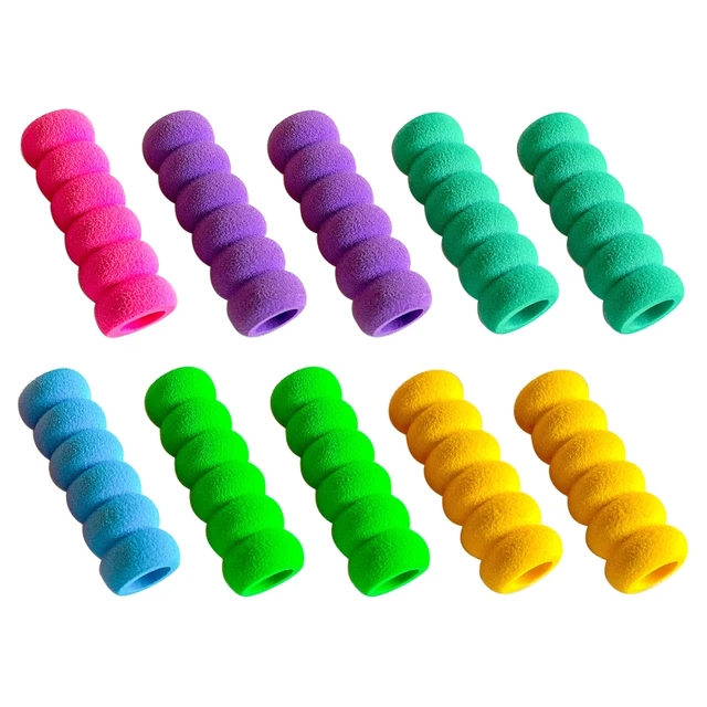 The Pencil Grip Soft Foam Pencil Grips, Assorted - 12 pack