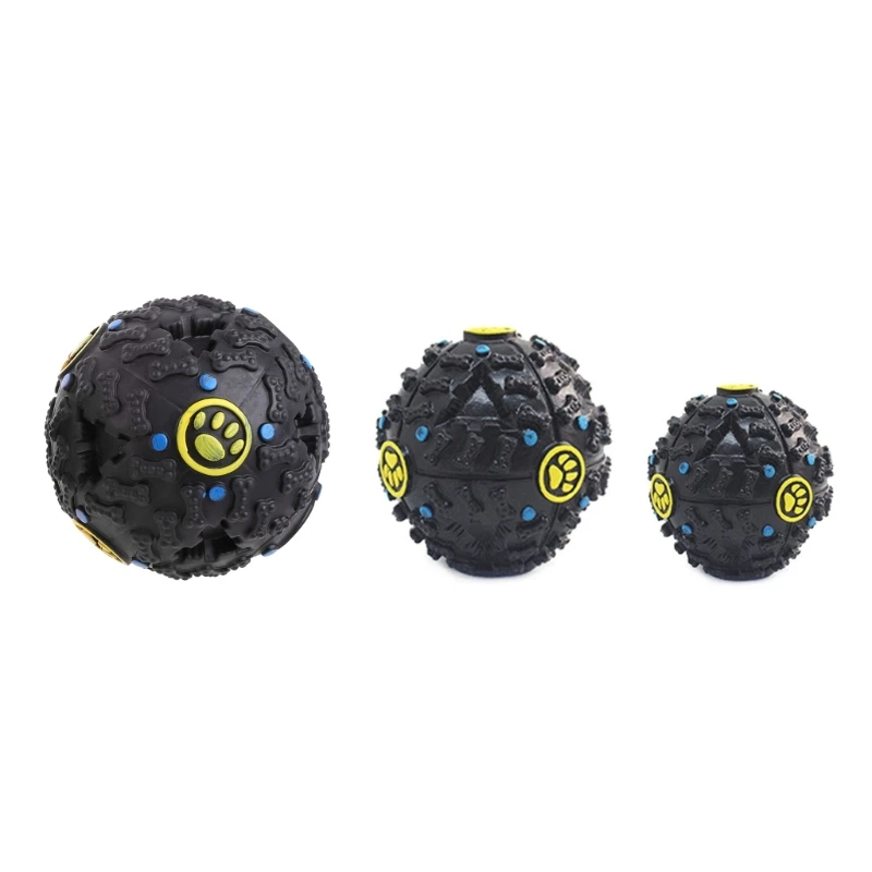 

Interactive Dog Toy s Squeak Balls Food Dispensing Puzzle Toy for Small Large Dogs Playing