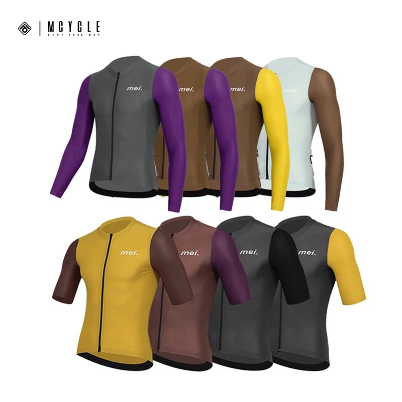 Mcycle Manufacturer Men's Cycling Shirt Mountain Bike Jersey Bicycle Clothing Breathable MTB Cycling Jersey