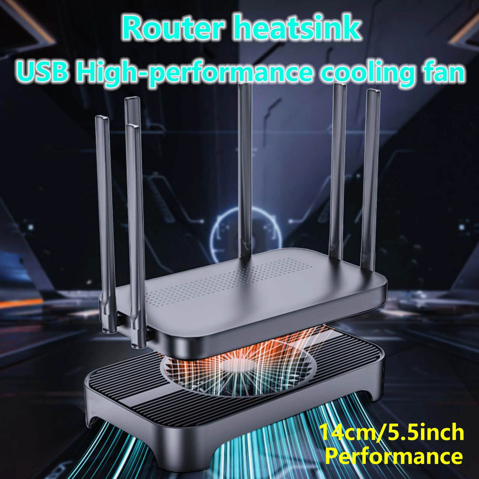 أجهزة الشبكة تبريد مروحة USB محمولة 5 فولت USB مرا...