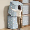 1/2/3Pcs Clothes Quilt Storage Bag Household Large Capacity Quilt Storage Box Wardrobe Non-woven Clothing Moving Luggage Bag 1