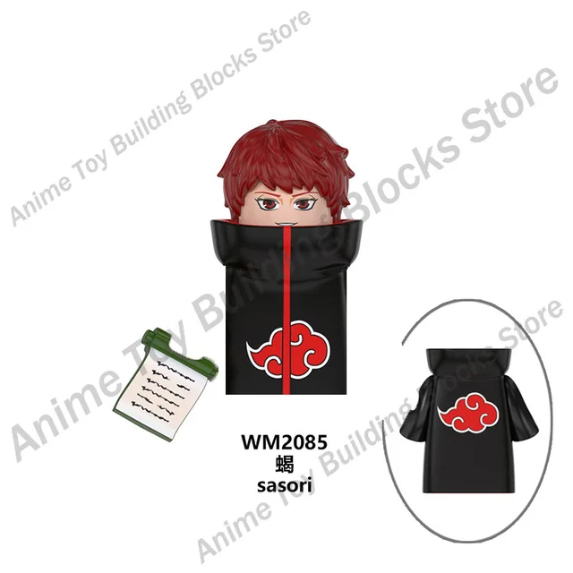 WM6109 Naruto building blocks Bricks assembly Kakashi Sasuke Uchiha Madara Anime Mini Action Figures Heads Toys kids Gifts WM2085