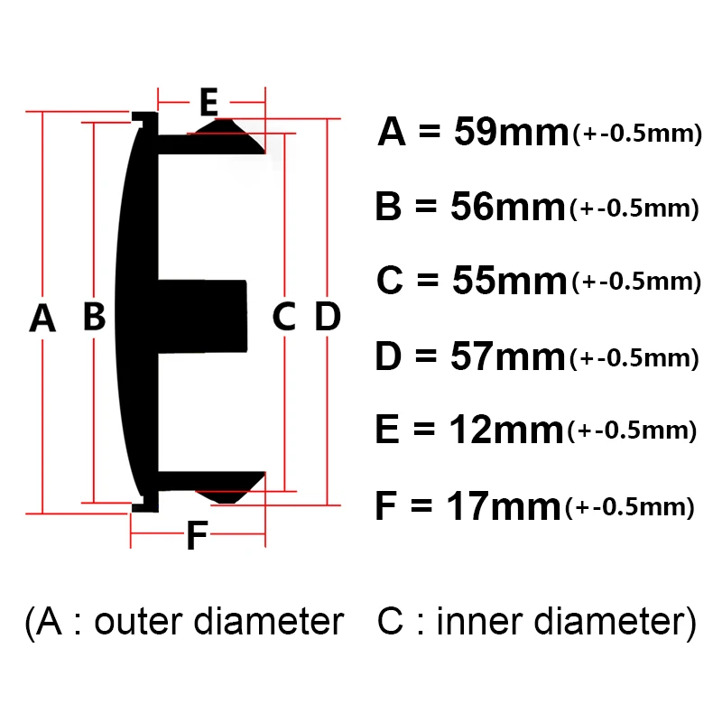 Moyeux De Roue,centre De Roue 54mm Pour Chrysler 300c, 4 Pièces, Cache-moyeu  De Voiture Avec Logo