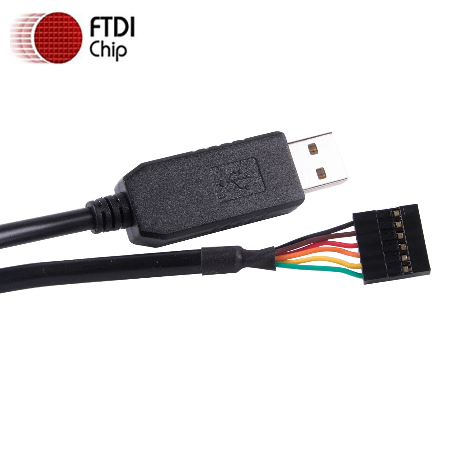 

FTDI FT232RL USB RS232 интерфейс к 6-контактному 2,54 мм 0,1 "кабель Dupont