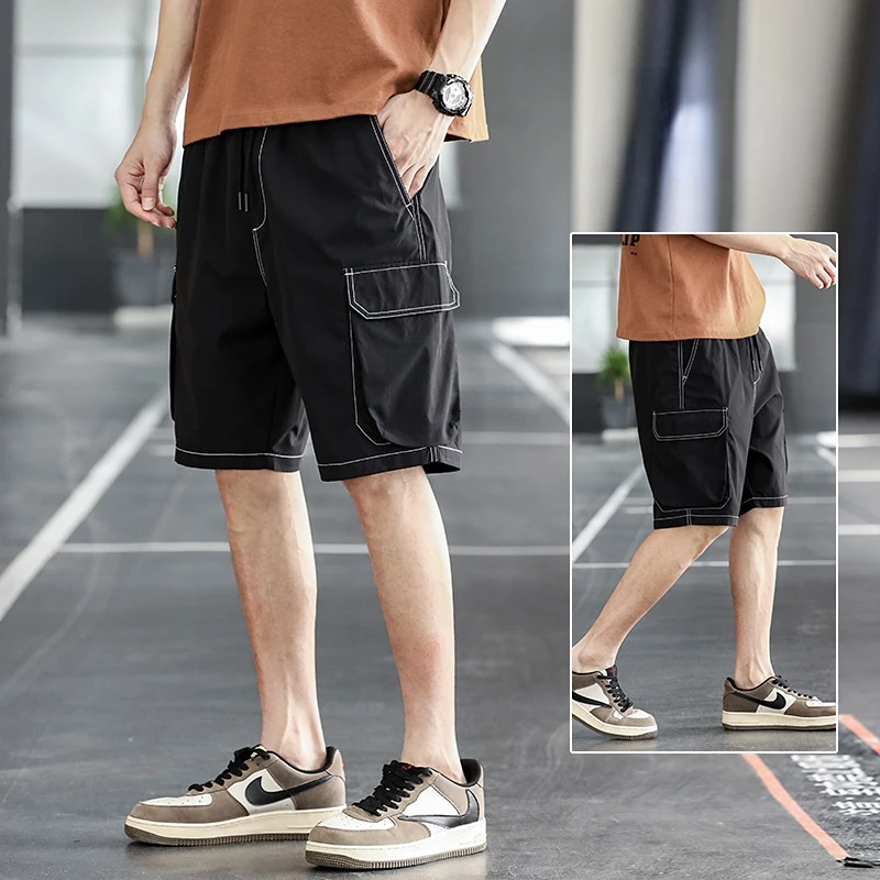 2022 New Men's Shorts Outdoor Breathable Outer Wear Pants Trend Men's Fashion Casual Five-point Pants M-5XL