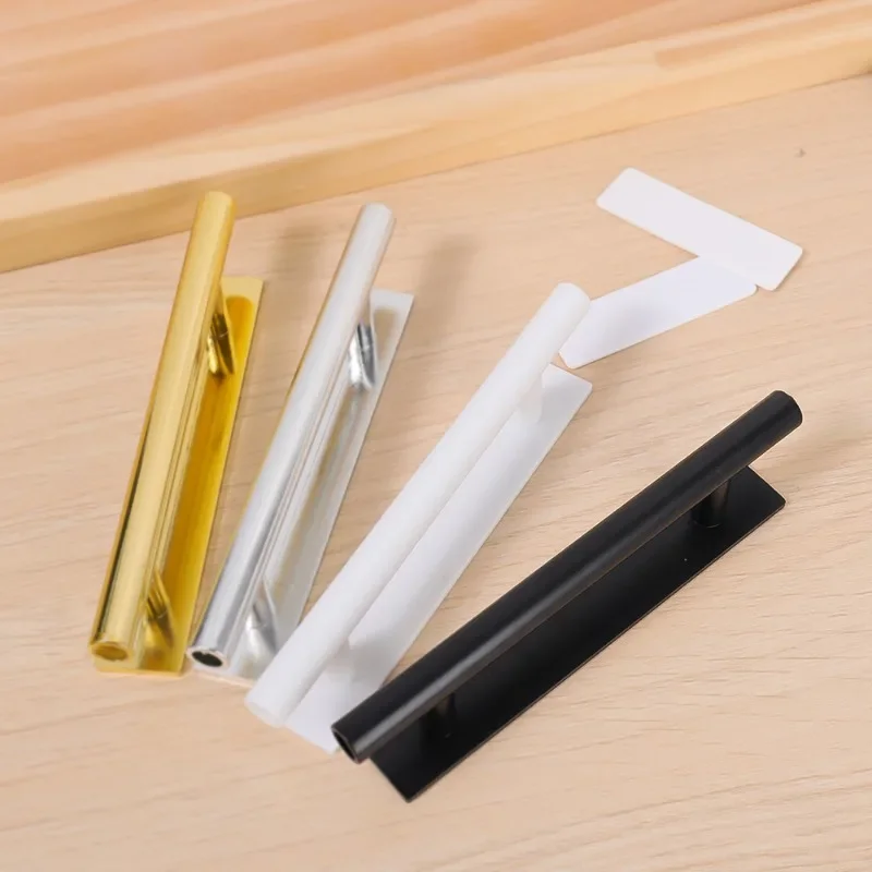 1/4PCS Punch-free Self-Adhesive Furniture Handles Bedroom Wardrobe Pulls Home Hardware Knobs