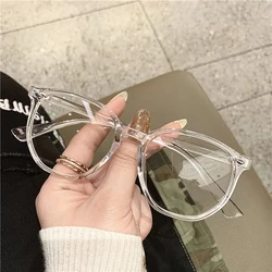 Transparent Computer Glasses Frame Women Men Anti Blue Light polygon square Eyewear Blocking Glasses Optical Spectacle Eyeglass