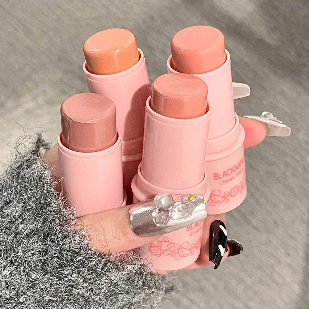 Waterproof Facial Blush Eyeshadow Stick Long-lasting Natural Cheek Rouge Blusher Multi-use Lip Cheek Eye Stick Make-up Cosmetics blush stick facial blusher