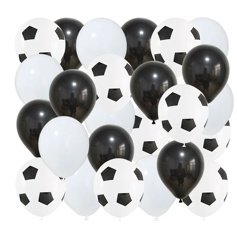 

Утолщенный латексный футбольный мяч, 12 дюймов, для празднования детского дня рождения, украшение для вечеринки, игрушки для тематической футбольной вечеринки